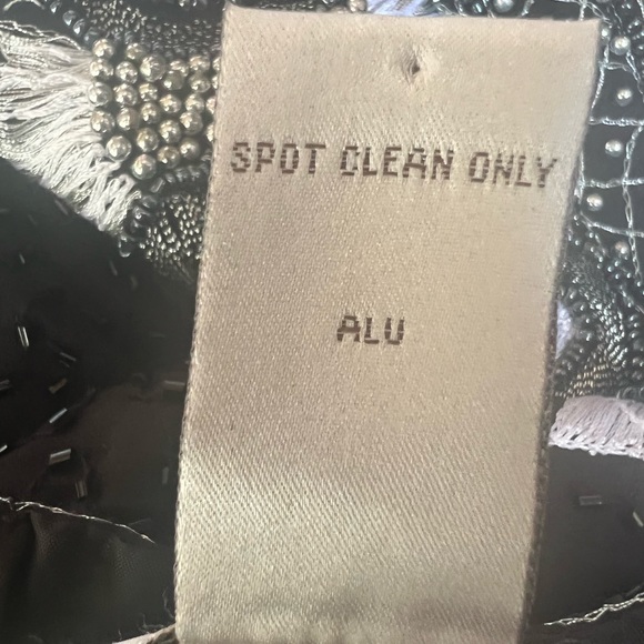 Drapers&damons sequin beaded silk evening top back zipper size PS - Picture 6 of 7